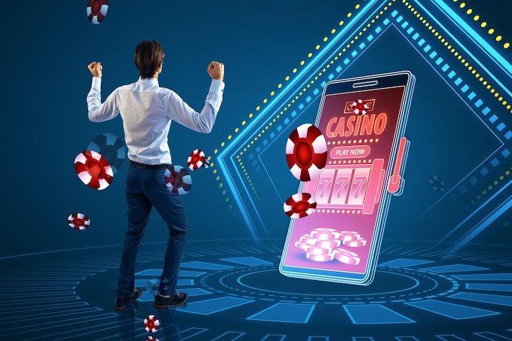 qqnusa slot live-dealer studio with professional camera setup and gaming tables
